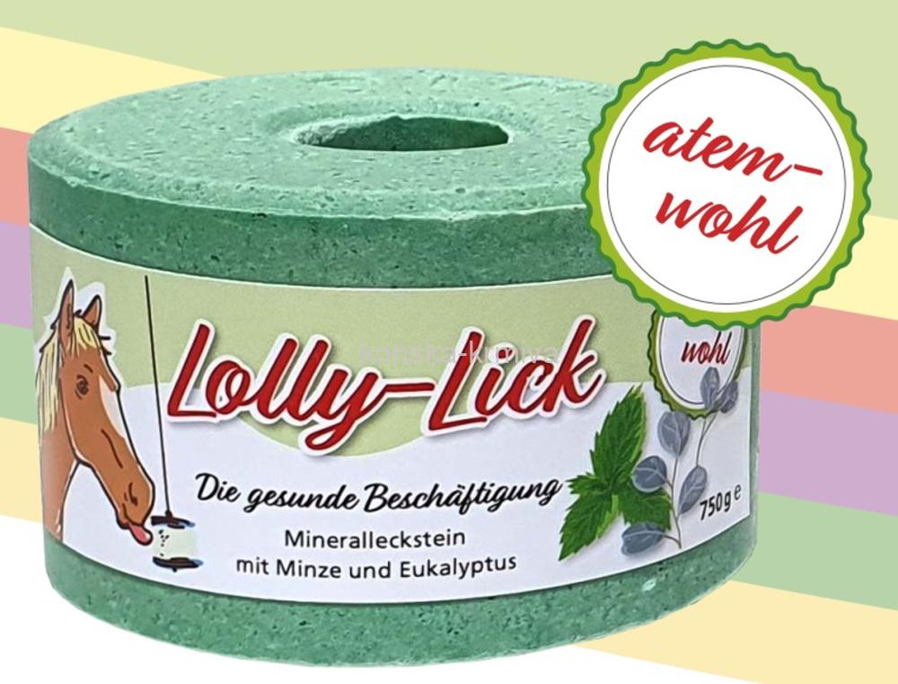 Lolly-Lick lízátko pro koně - Máta a eukalyptus