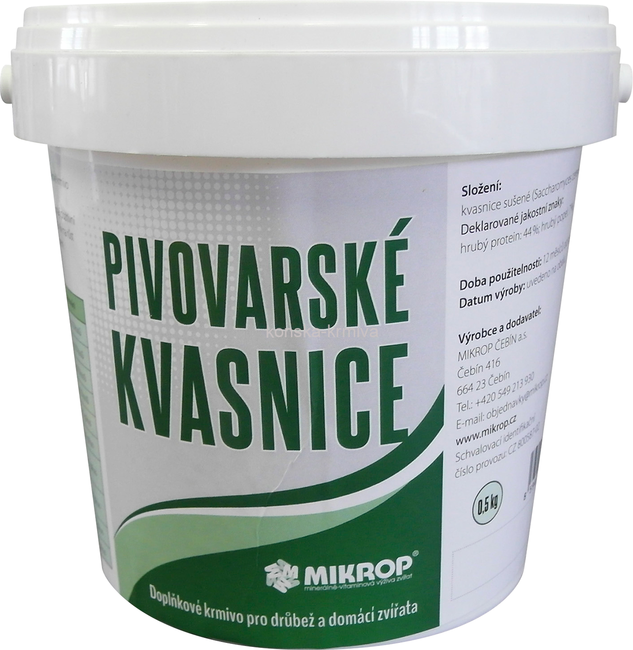 Mikrop Pivovarské kvasnice granulované 5kg