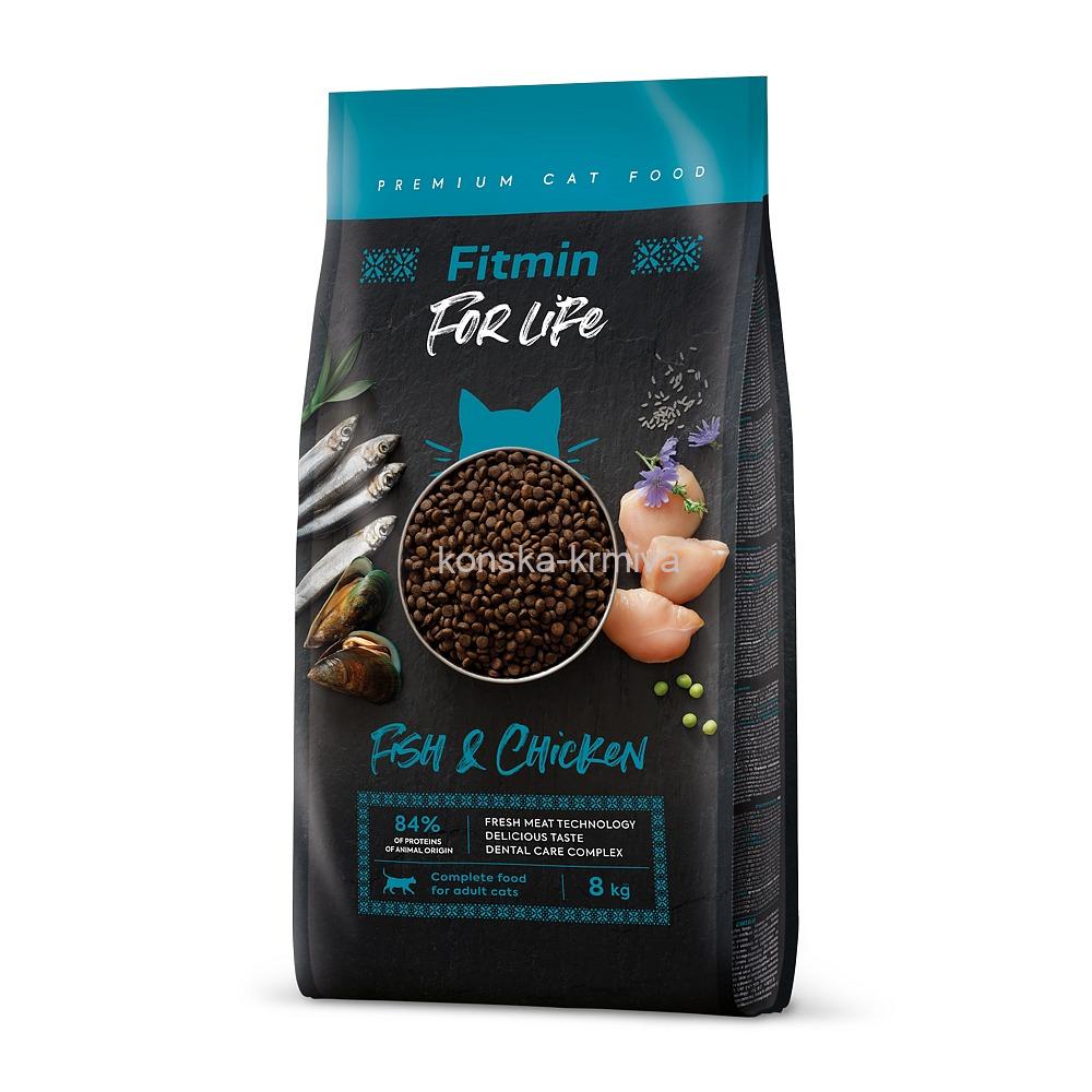 Fitmin For Life Cat FISH and CHICKEN 8kg
