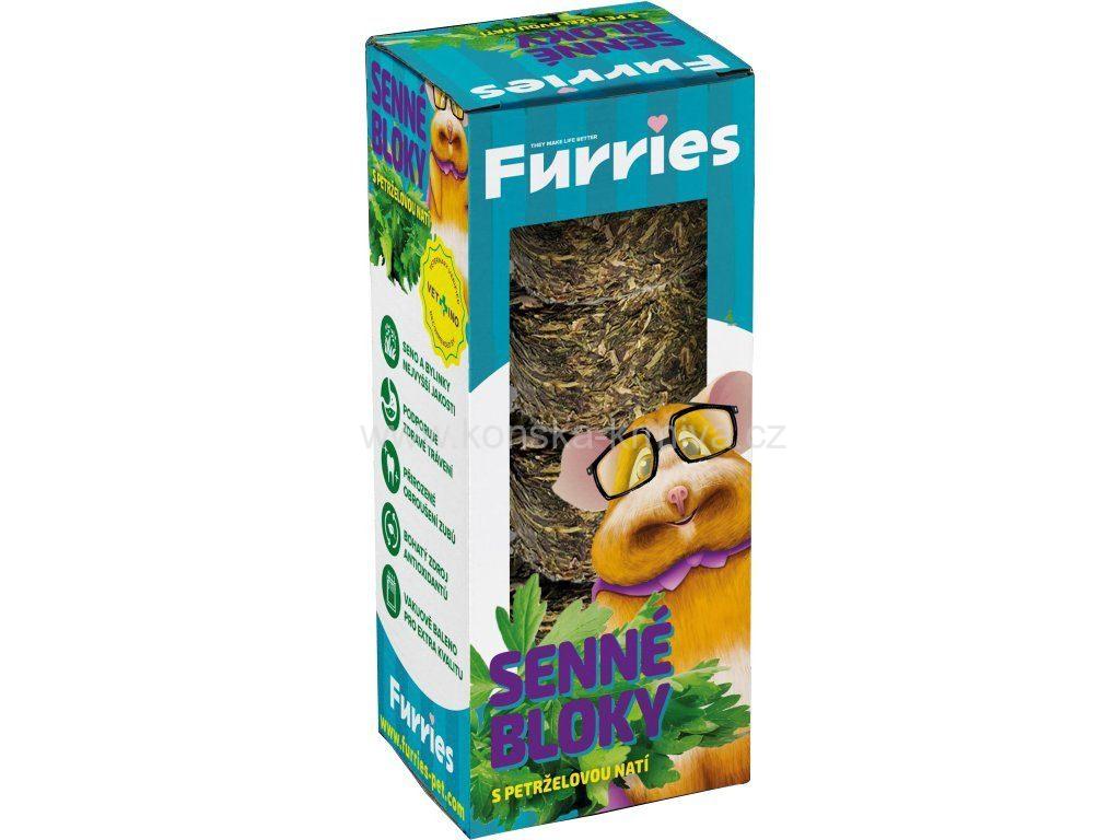 FURRIES - SENNÉ BLOKY s petrželovou natí z českých luk - 400g