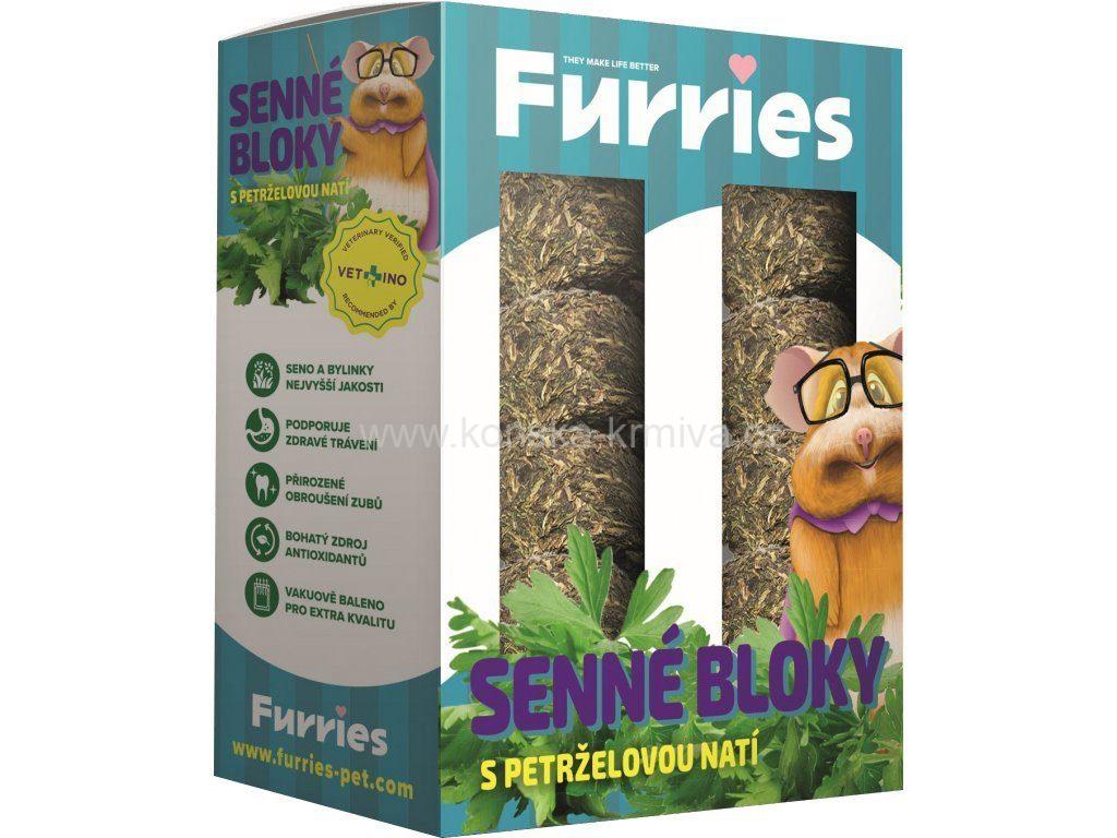FURRIES - SENNÉ BLOKY s petrželovou natí z českých luk - 400g