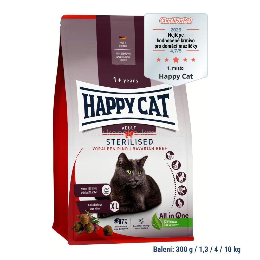 Happy Cat Sterilised - Voralpen-Rind / Hovězí