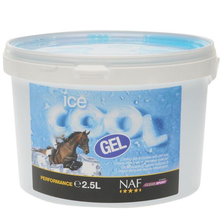 NAF Ice cool gel - chladivý gel s minerály na unavené nohy kyblík 1l