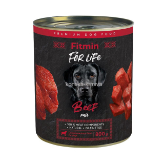 Fitmin For Life Hovězí konzerva pro psy