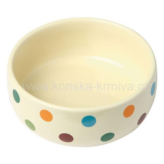 Miska keramická s puntíky